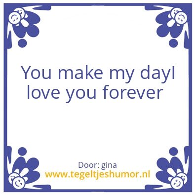 Tegeltje: xxx