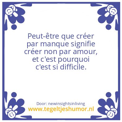 Tegeltje: in the name of Love