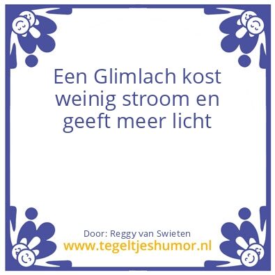 Tegeltje: De Herfst is een Glimlach