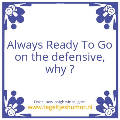 Tegeltje: Defence