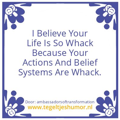 Tegeltje: Im so Spiritual