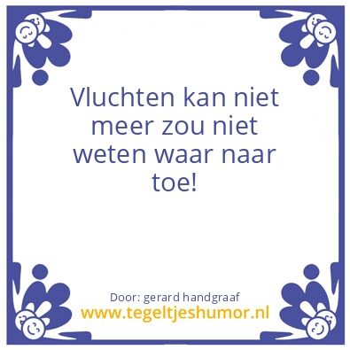Tegeltje: gerard handgraaf