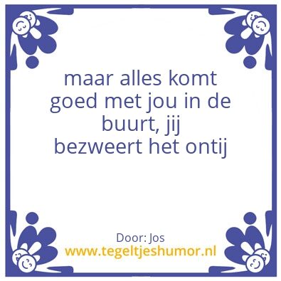 Tegeltje: ontij