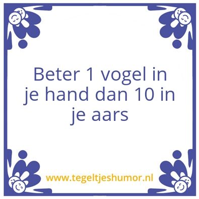 Tegeltje: Wijsheid