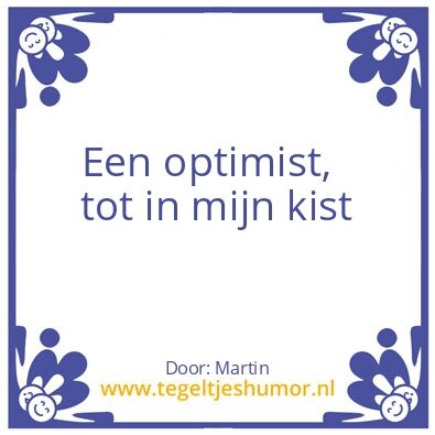Tegeltje: Positief