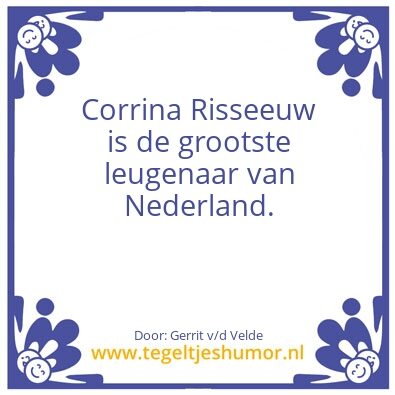 Tegeltje: De grootste leugenaar