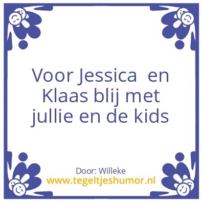 Tegeltje: Schatjes