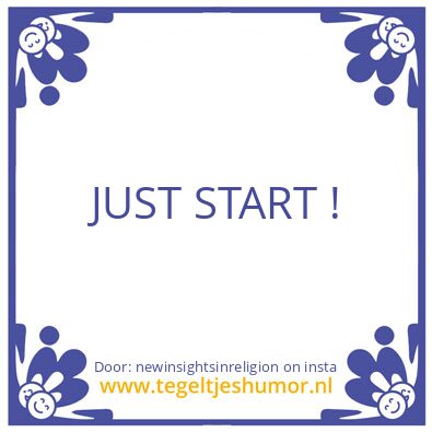 Tegeltje: Your Life.