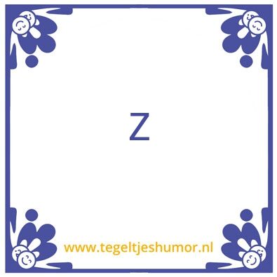 Tegeltje: N