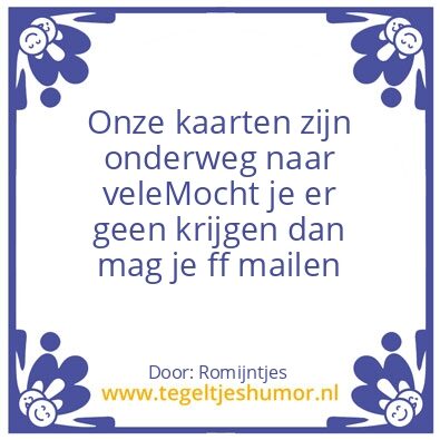 Tegeltje: Feestdagen