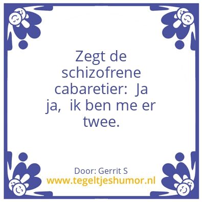 Tegeltje: Ik ben Gerrit