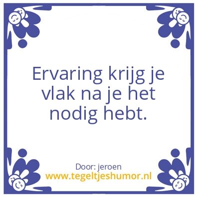 Tegeltje: wijsheid