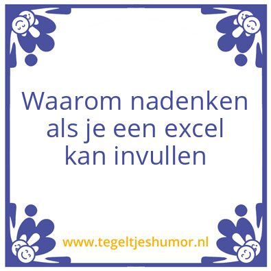 Tegeltje: Teloorgang van de ingenieur