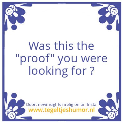 Tegeltje: Proof.
