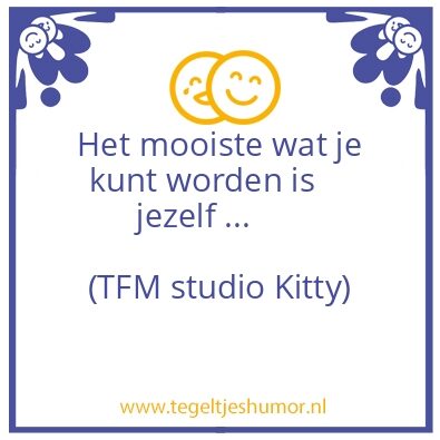 Tegeltje: jezelf