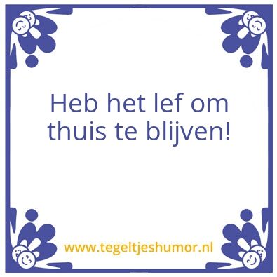 Tegeltje: PBS opkomst en begeleiding