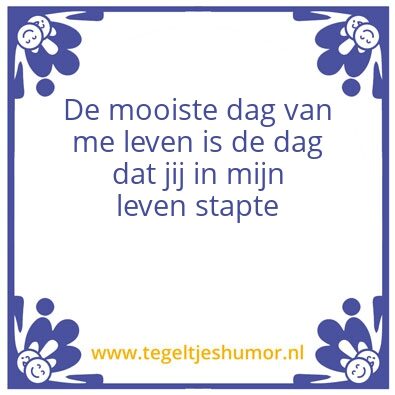Tegeltje: Liefje