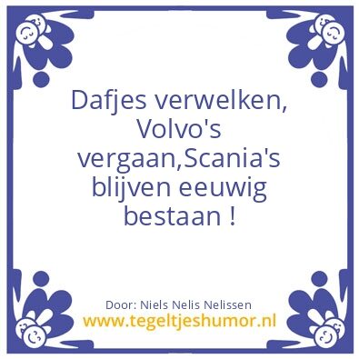 Tegeltje: V8