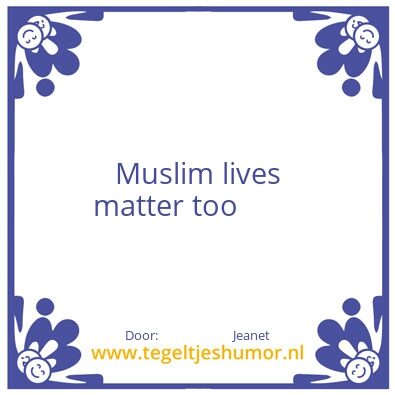 Tegeltje: De wereld is van iedereen!