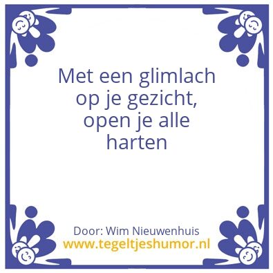 Tegeltje: wim