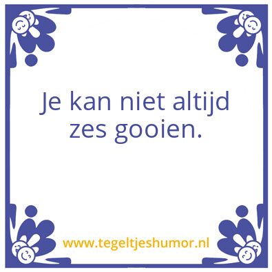 Tegeltje: DG