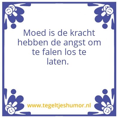 Tegeltje: Angst