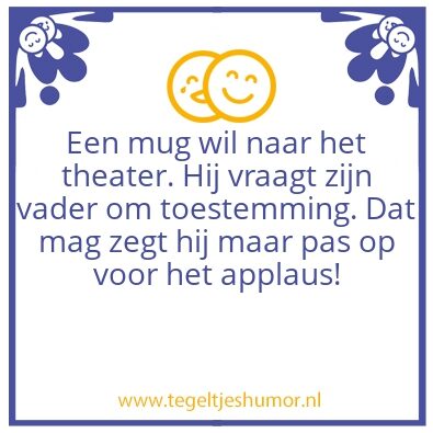 Tegeltje: Mug
