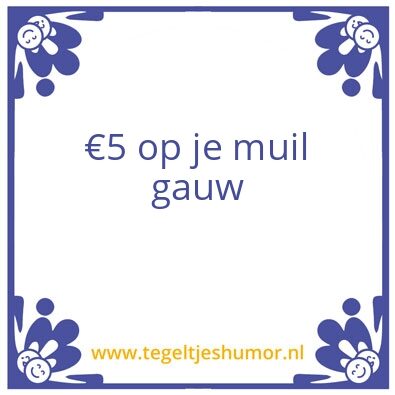 Tegeltje: Hansie
