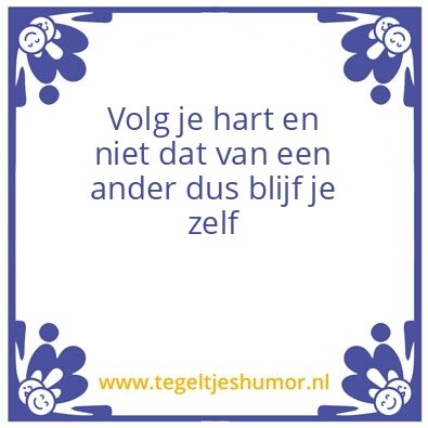 Tegeltje: Hart