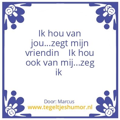 Tegeltje: Houden van