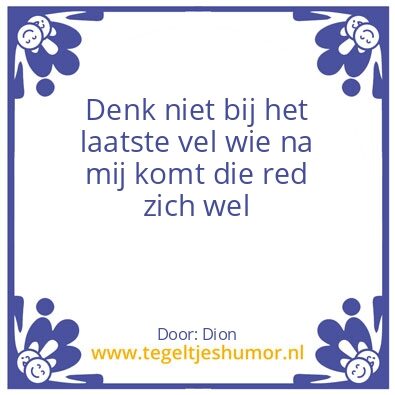 Tegeltje: Wc tegel