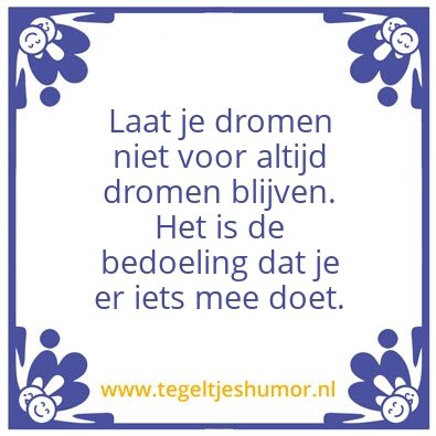 Tegeltje: Tegel