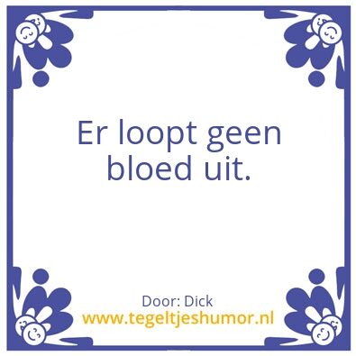 Tegeltje: kantoorellende