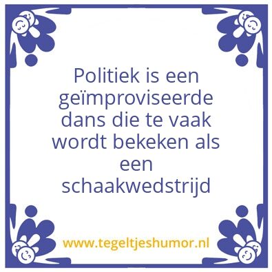 Tegeltje: Politiek