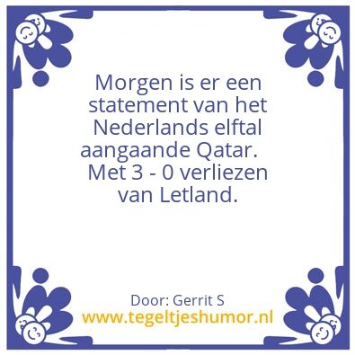 Tegeltje: Ik ben Gerrit