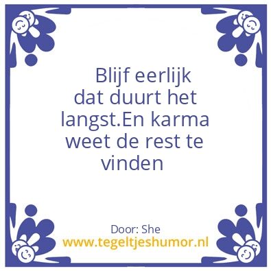 Tegeltje: Terecht