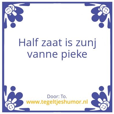 Tegeltje: Buimke