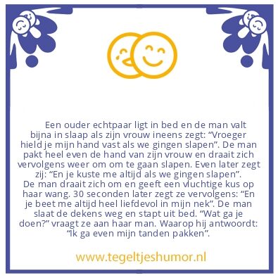 Tegeltje: Vroeger