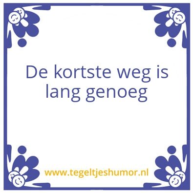 Tegeltje: De wijsheden van JosÃ©
