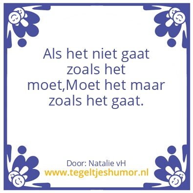 Tegeltje: NvH