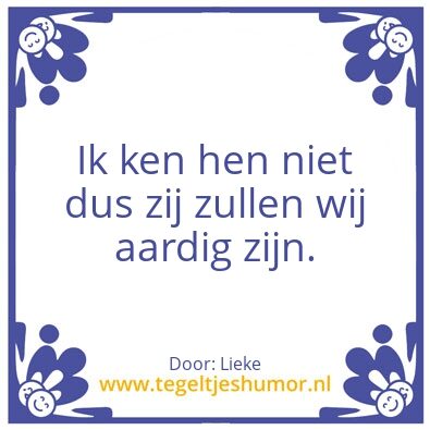 Tegeltje: gelijkheid