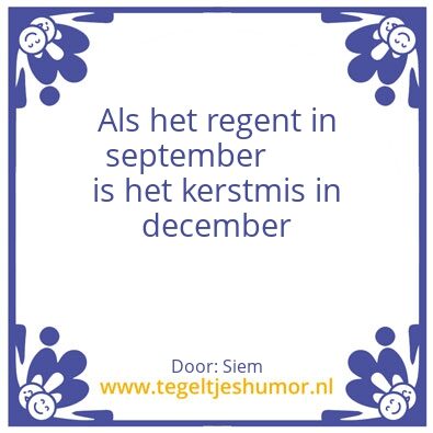 Tegeltje: september