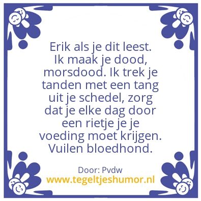 Tegeltje: Edv