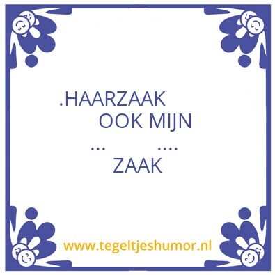 Tegeltje: Humor