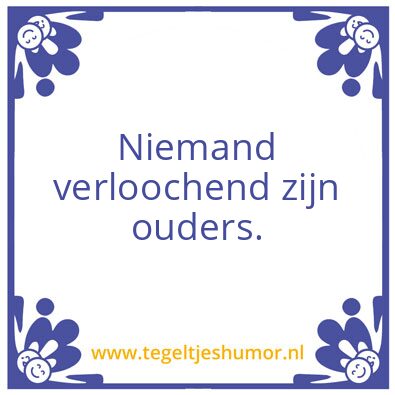 Tegeltje: Zgn. Status