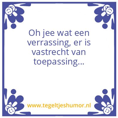 Tegeltje: spreuk