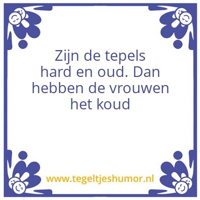 Tegeltje: Tegel