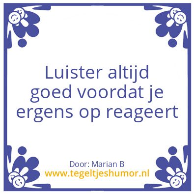 Tegeltje: Marian Borg