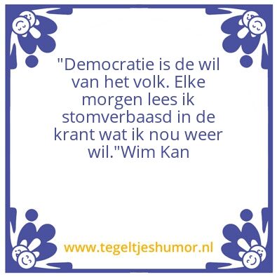Tegeltje: Wim Kan