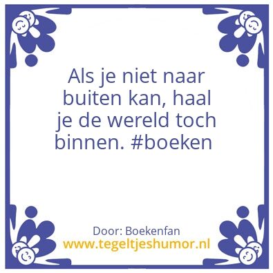 Tegeltje: Boeken